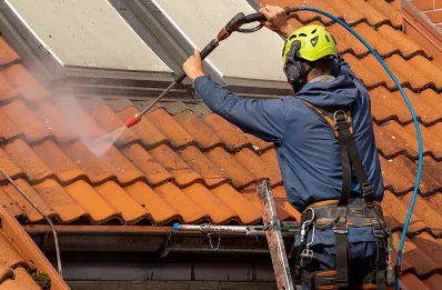 Démoussage et hydrofuge de toiture à Boyelles